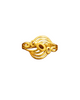9K Modern Swirl / Wave Design Ring