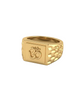9K Gold Om signet Ring