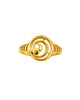 9K Spiral Orbit Gold Ring