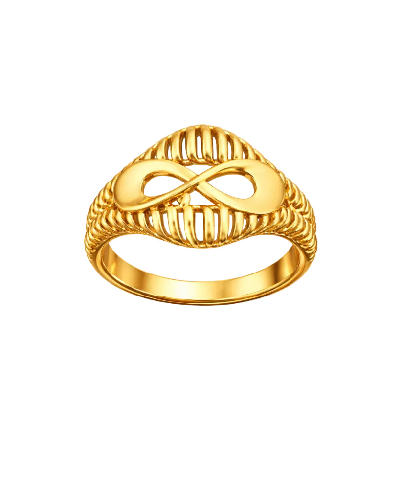 9K Infinity Ring