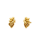 9K Abstract Floral Cluster Earrings