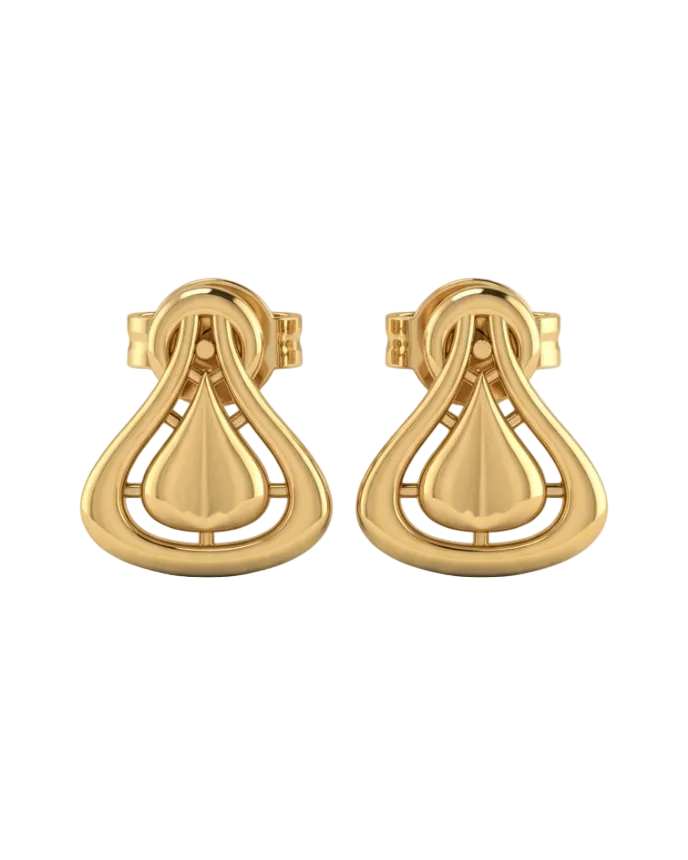 9K Geometric Orbit Studs Earing