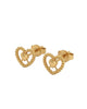 9K Geometric Halo Studs Earing
