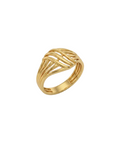 9K Interwoven Lattice Wave Ring