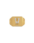 9K Ashoka Stambh Gents Ring