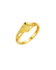 9K Gold Manta Ray Filigree Ring