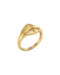 9K Fluid Wave Crossover Ring