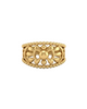 9K Golden Bloom Filigree Ring